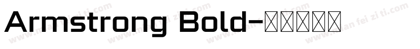 Armstrong Bold字体转换
